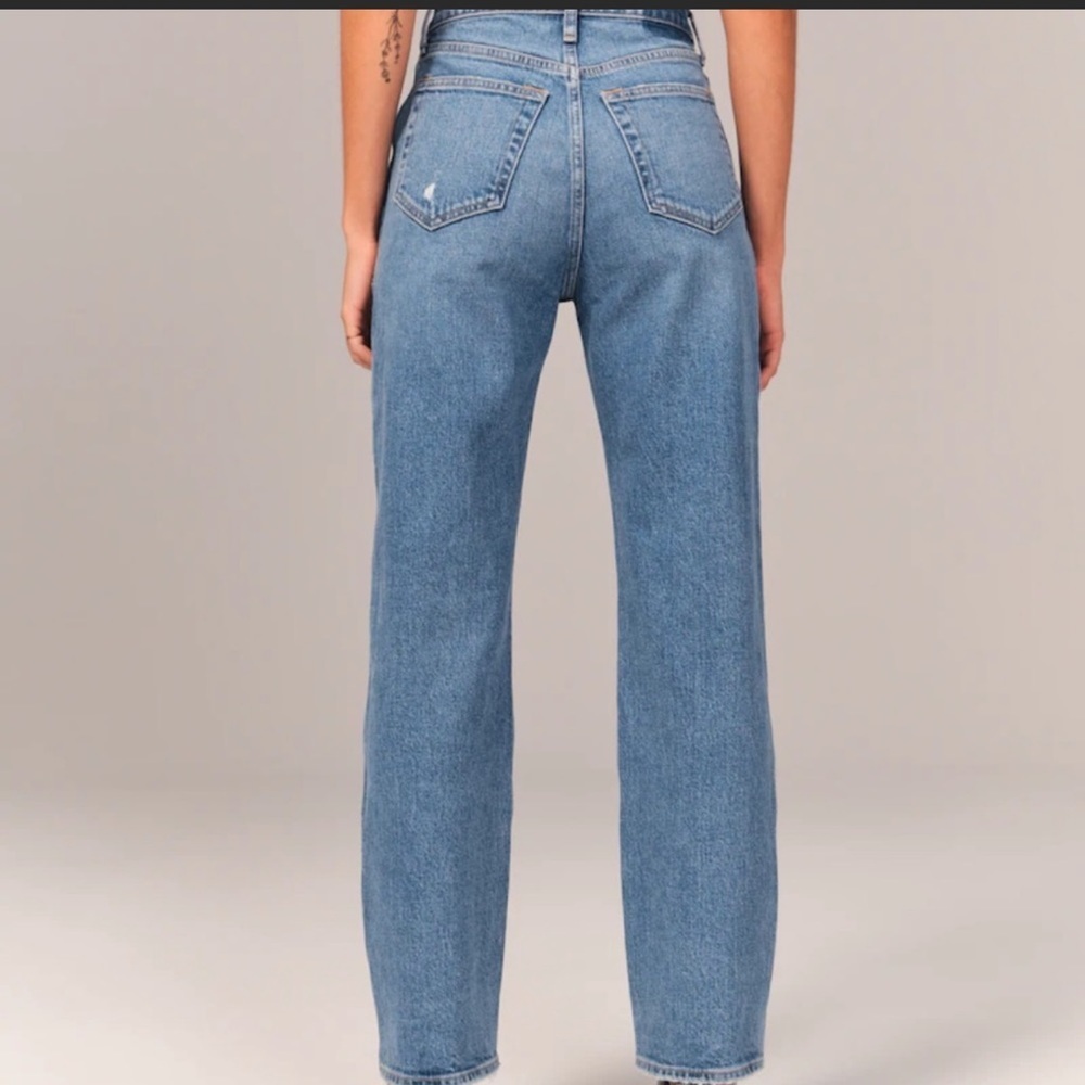ABERCROMBIE AND FITCH THE DAD HIGH RISE JEAN - Picture 5 of 8